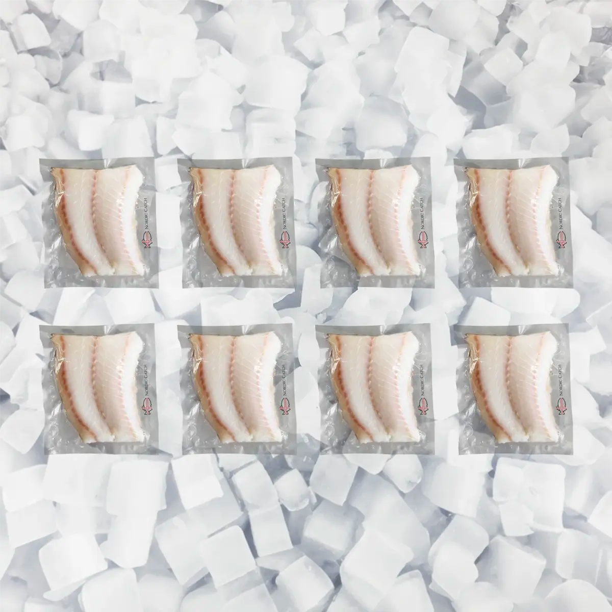 Wild Icelandic Wolffish Portions, Skinless (Bulk Case)