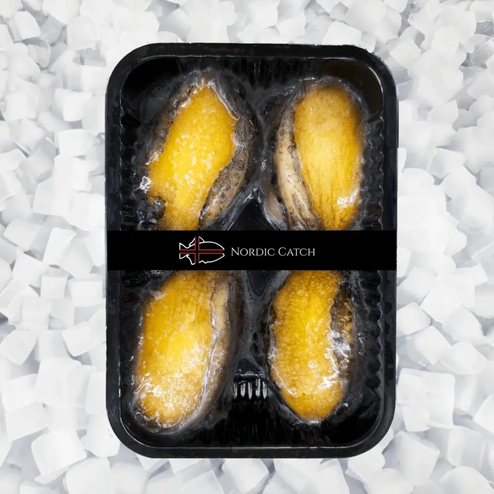 Abalone - Steamed Large Size, Sushi Grade No Shell (4pc) - Nordic Catch
