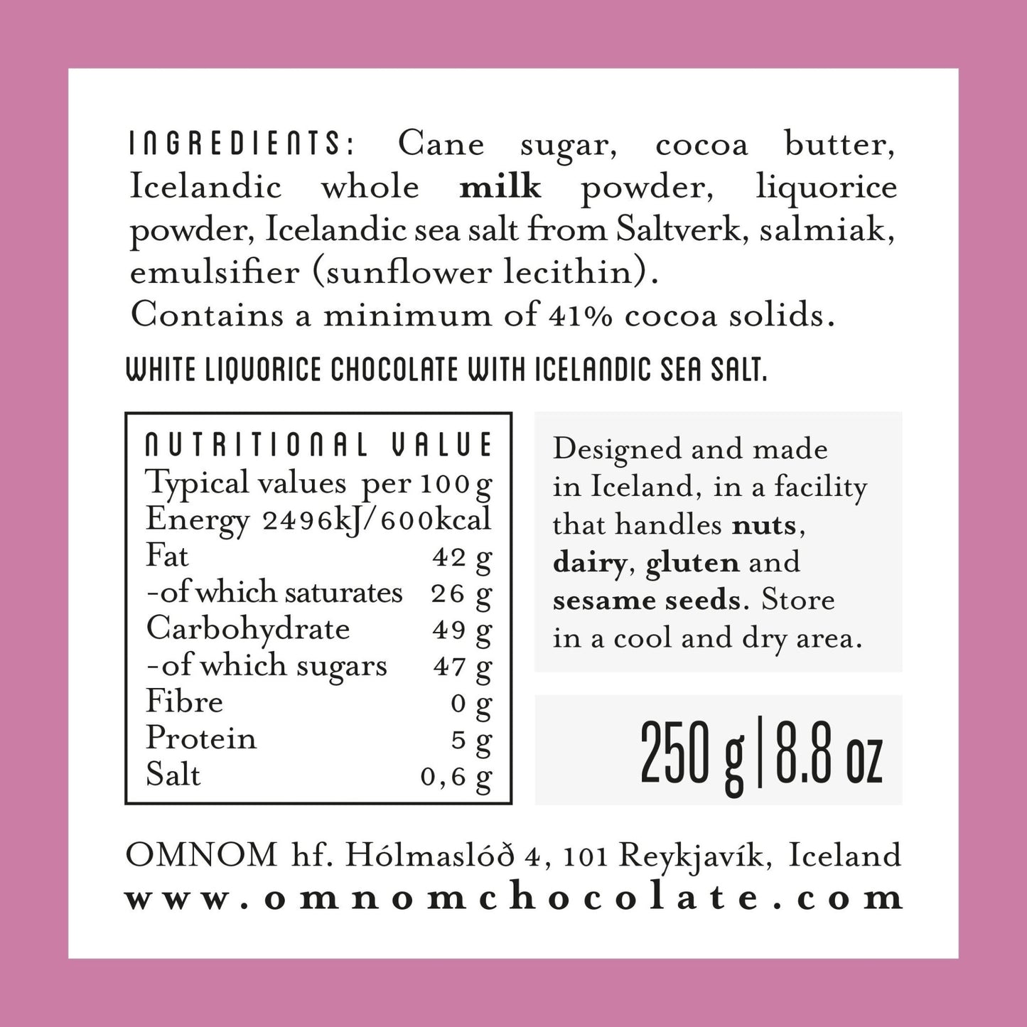 BIG! Lakkrís + Sea Salt - Nordic Catch