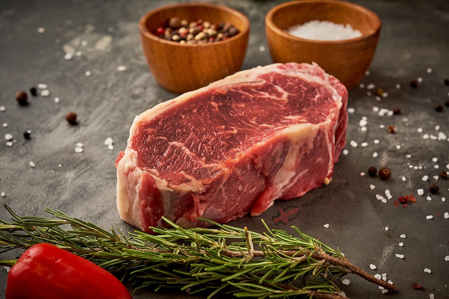 Dry Aged Kansas City Steak, Bone - in New York, USDA Prime (22oz) - Nordic Catch