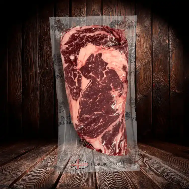 Dry Aged Ribeye, Black Angus USDA Prime (16oz boneless) - Nordic Catch
