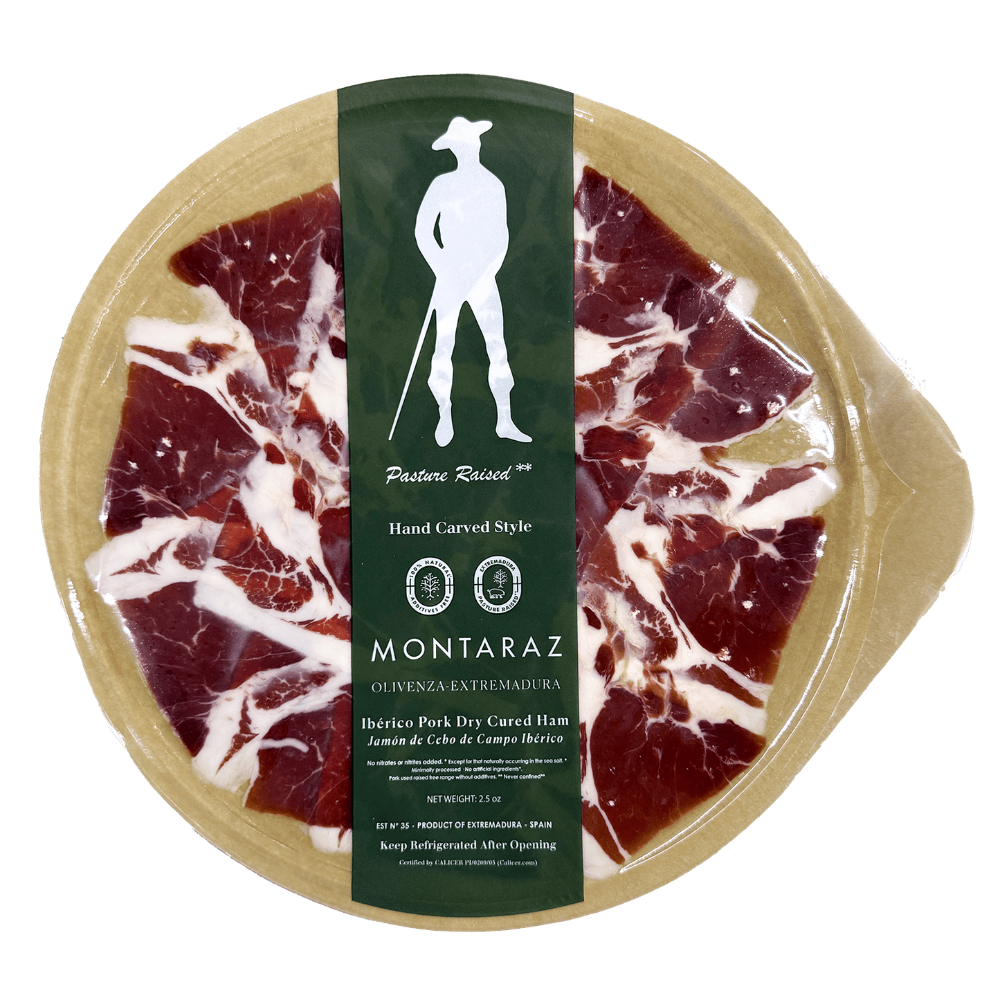 Jamon de Cebo de Campo Iberico (2.5oz Hand Carved) - Nordic Catch