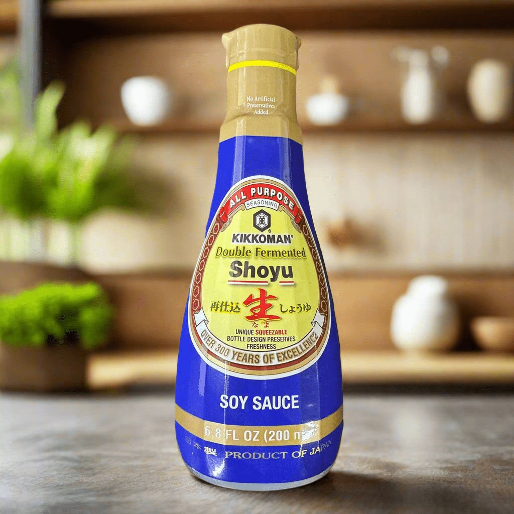 Kikkoman - Double Fermented Shoyu Soy Sauce (6.8oz Bottle) - Nordic Catch