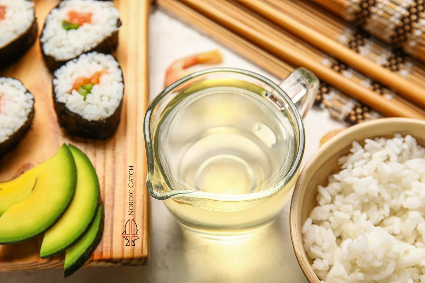 Kikkoman - Rice Vinegar (10oz Bottle) - Nordic Catch