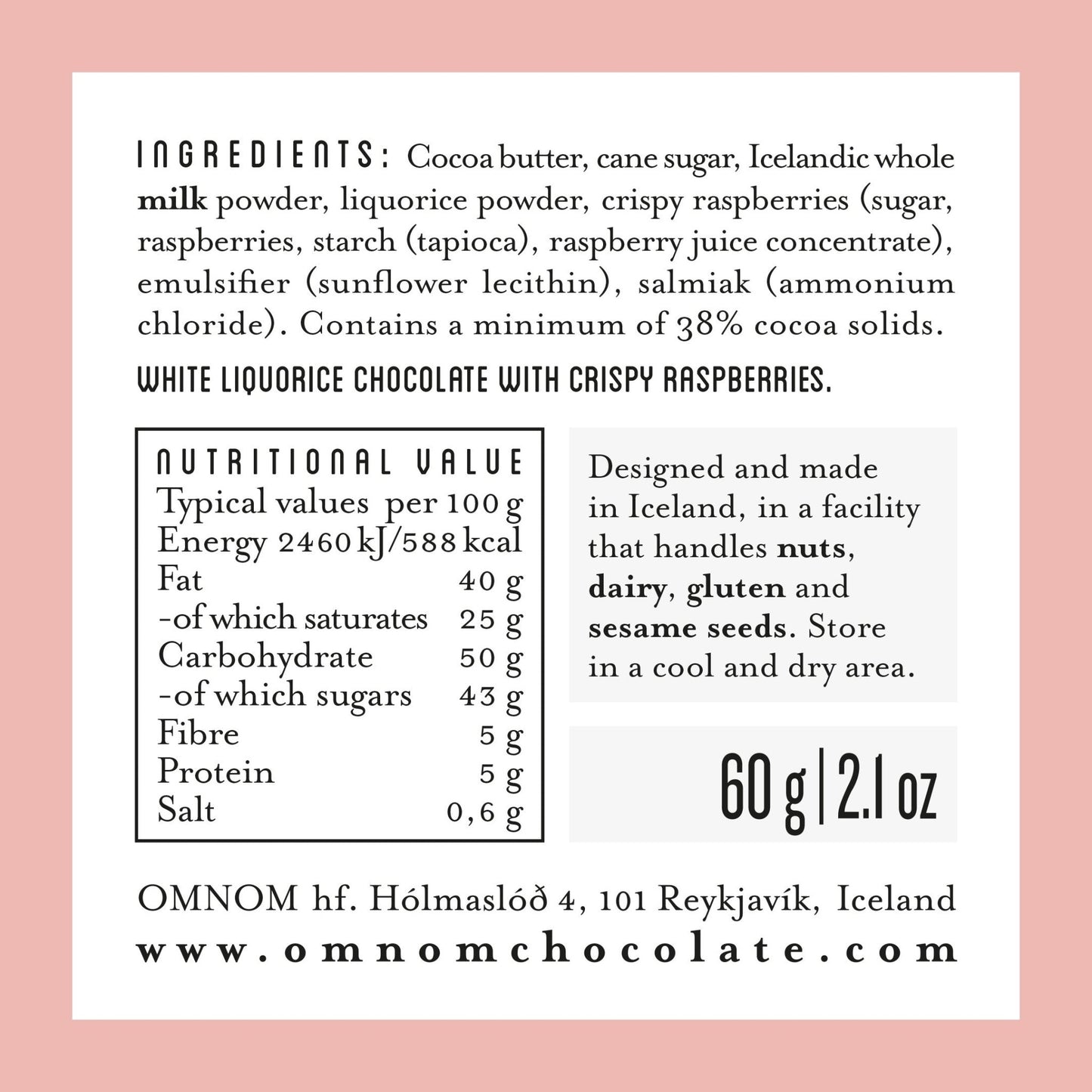 Lakkrís + Raspberry - Nordic Catch