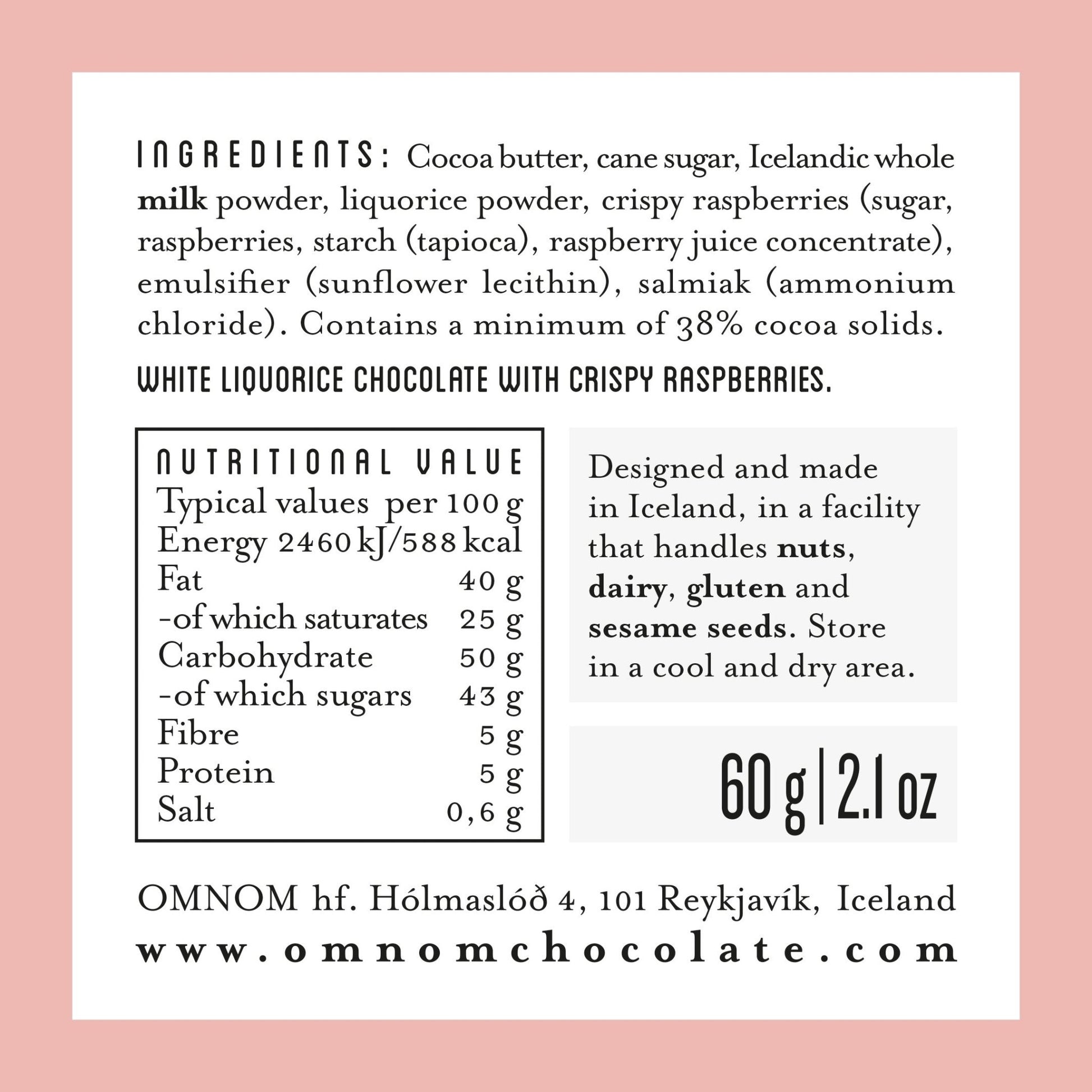Lakkrís + Raspberry - Nordic Catch