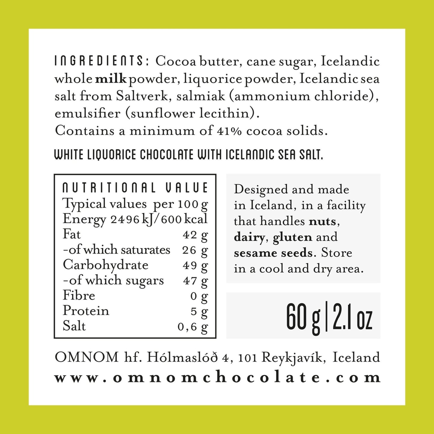 Lakkrís + Sea Salt - Nordic Catch
