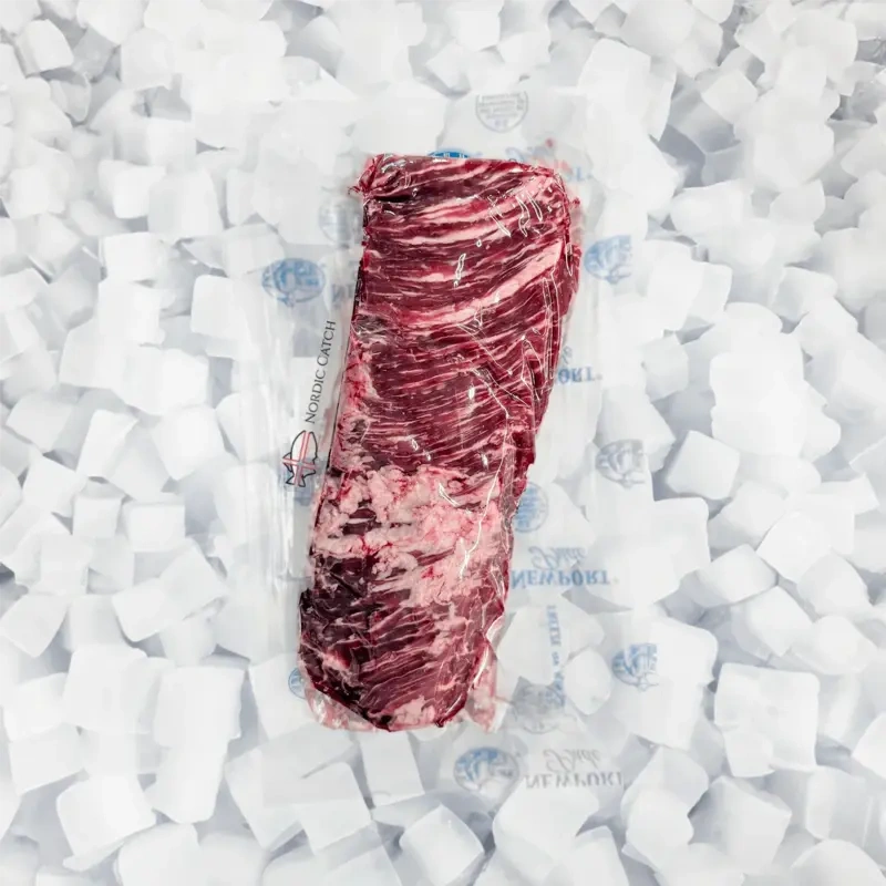 Natural Black Angus Outside Skirt Steak, Vacuum Pack (8oz) - Nordic Catch