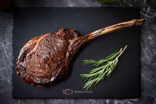 Natural Black Angus Prime Tomahawk Steak (2 LB avg) - Nordic Catch