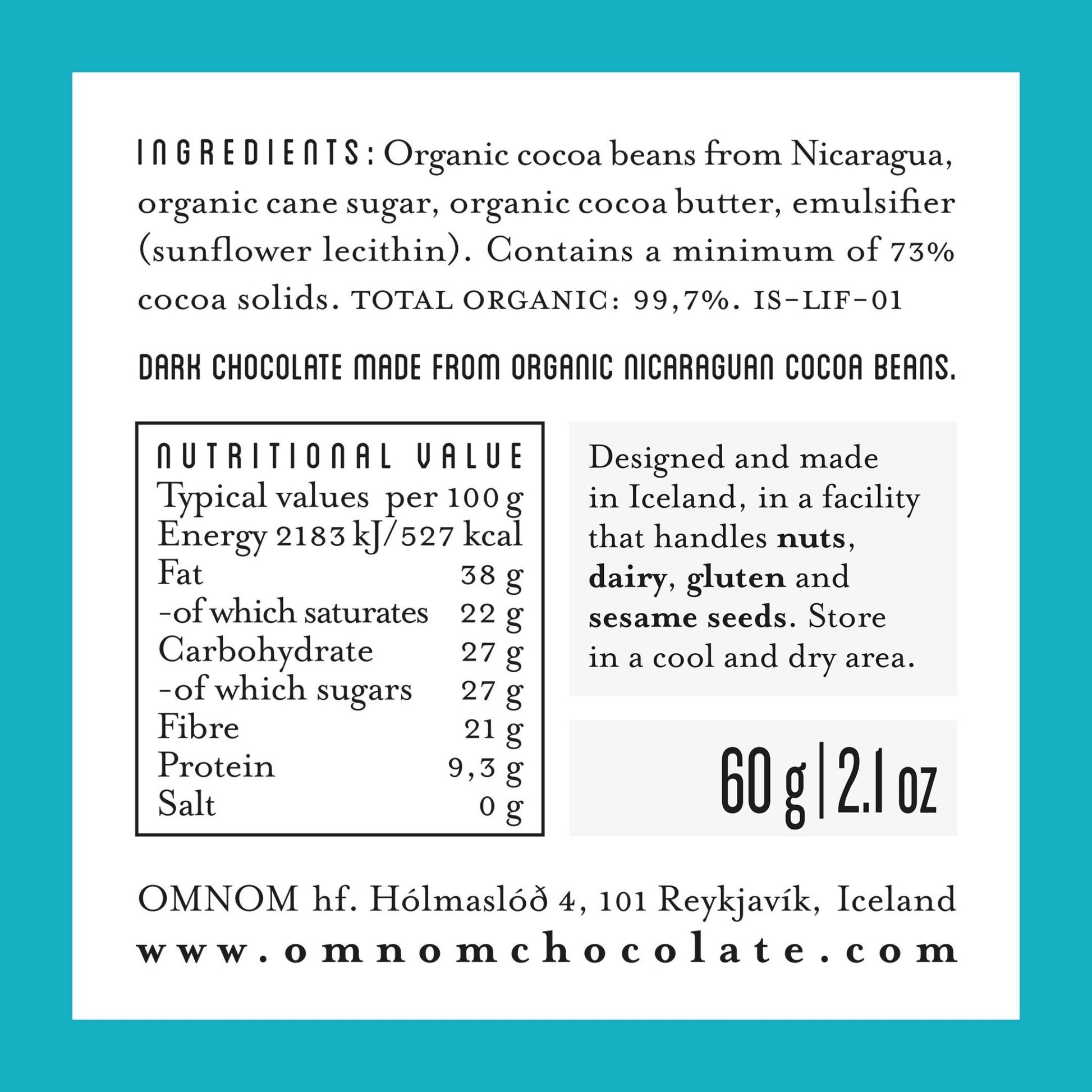 Nicaragua 73% - Nordic Catch