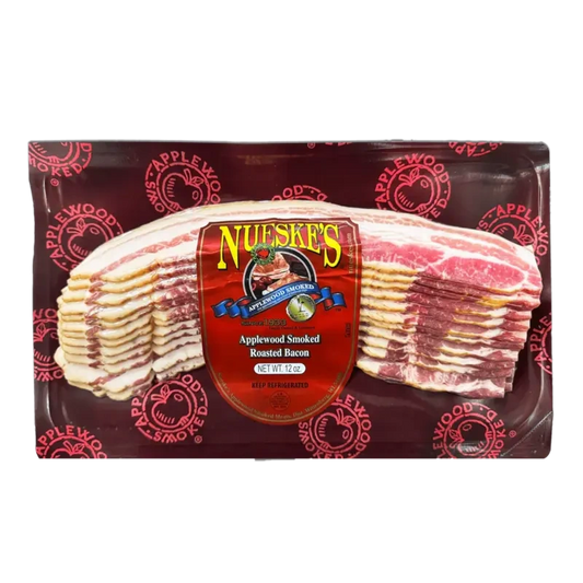 Nueske's Bacon, Applewood Smoked, Thin Sliced 12oz - Nordic Catch