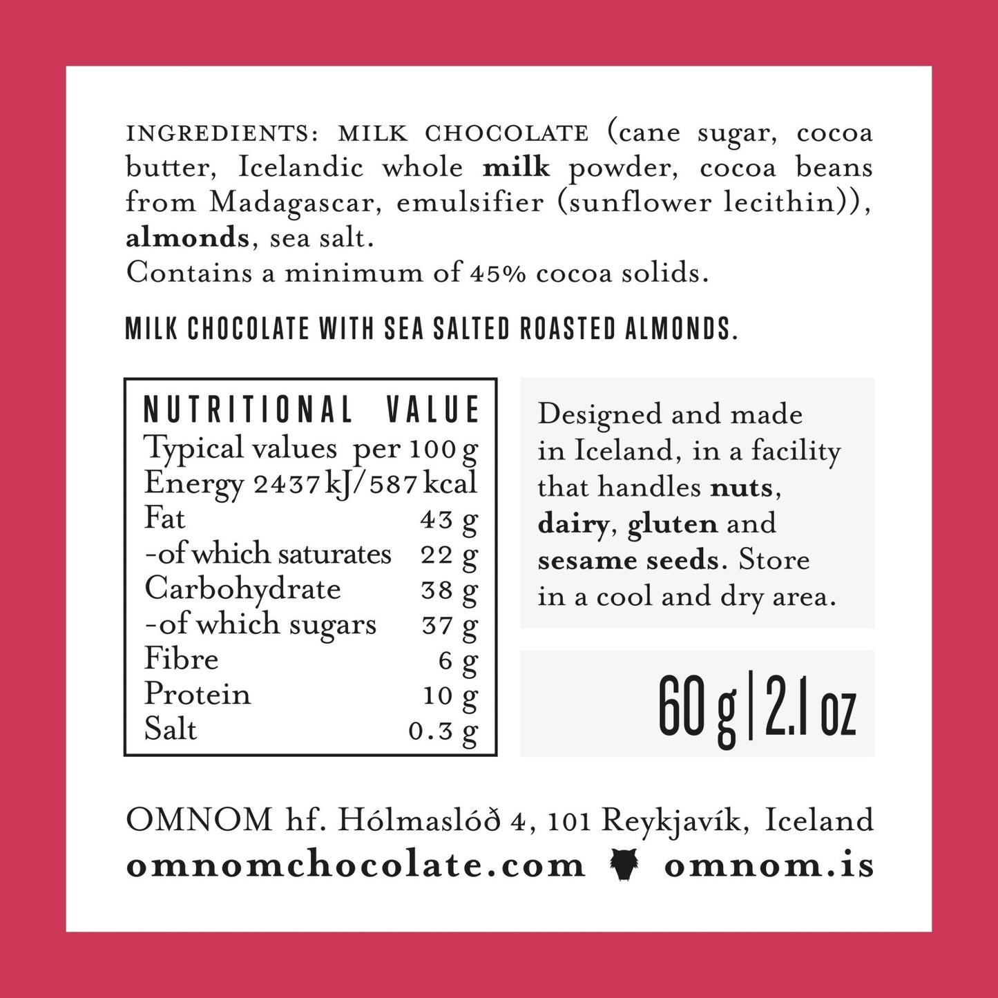 Sea Salted Almonds - Nordic Catch