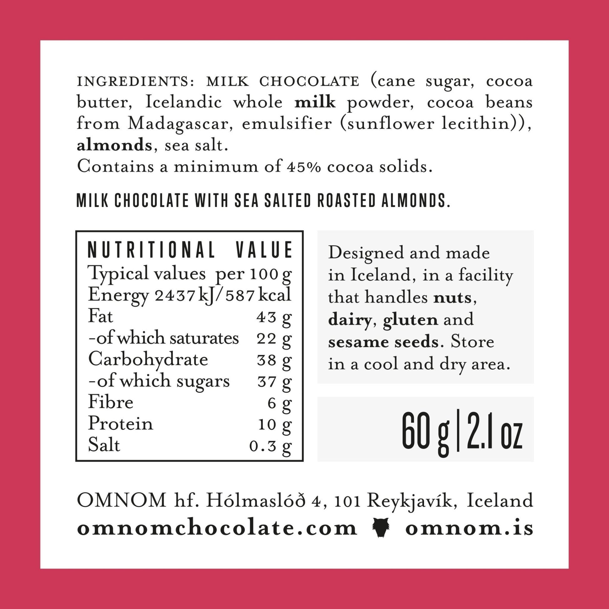 Sea Salted Almonds - Nordic Catch