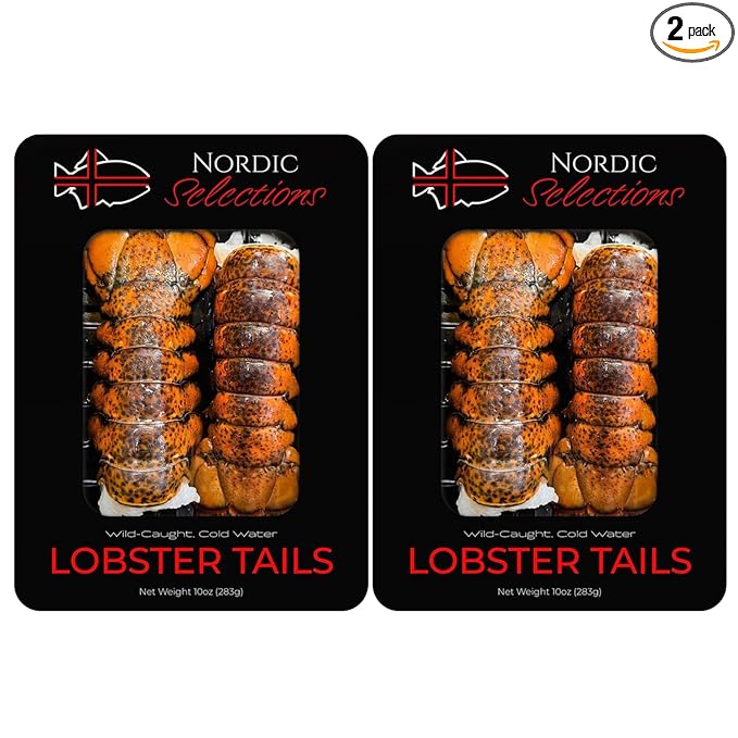 Wild, Cold Water Atlantic Lobster Tails (5 pack) - Nordic Catch