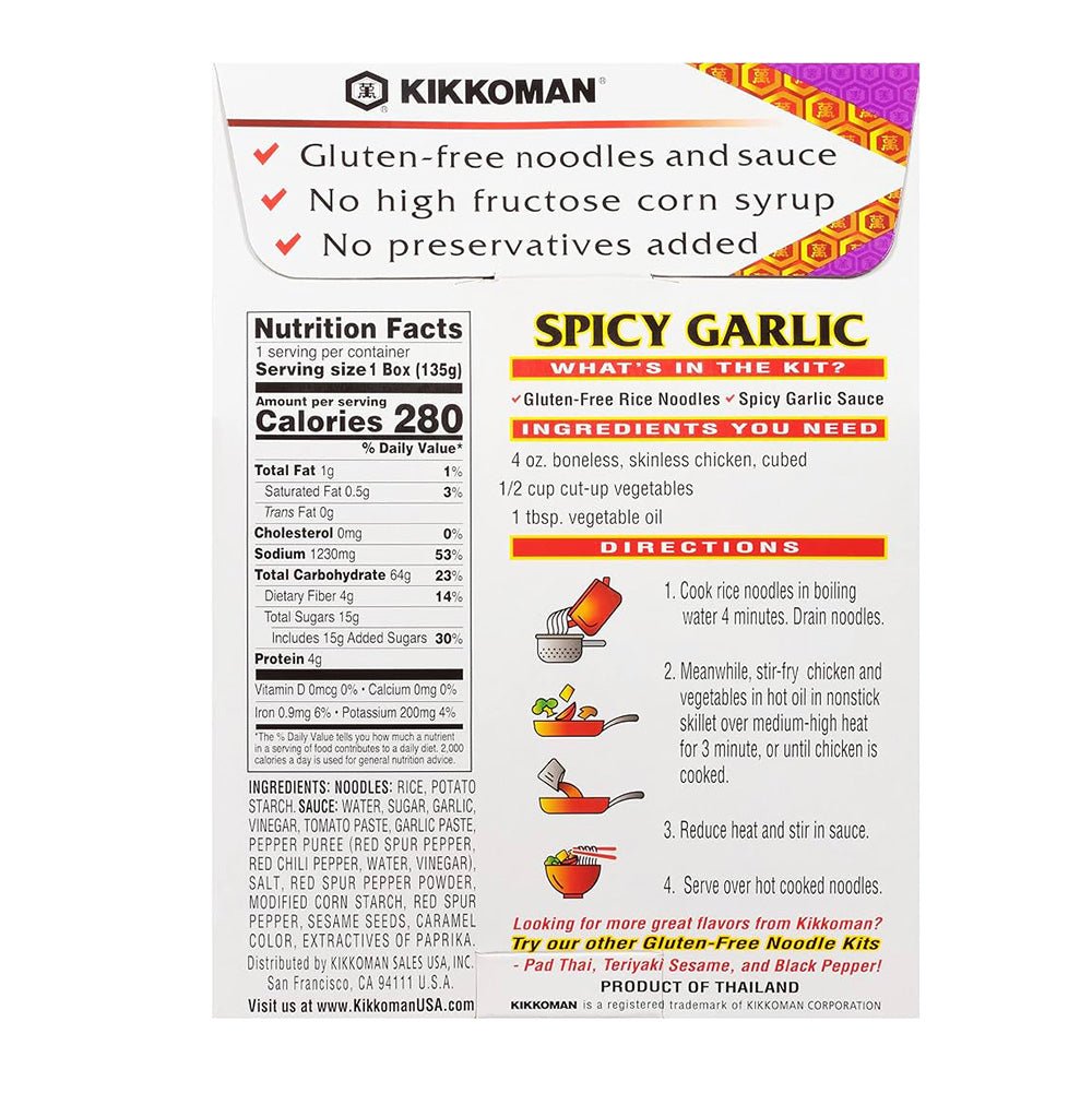Kikkoman - Gluten-Free Rice Noodle Kit w/ Sauce - Nordic Catch