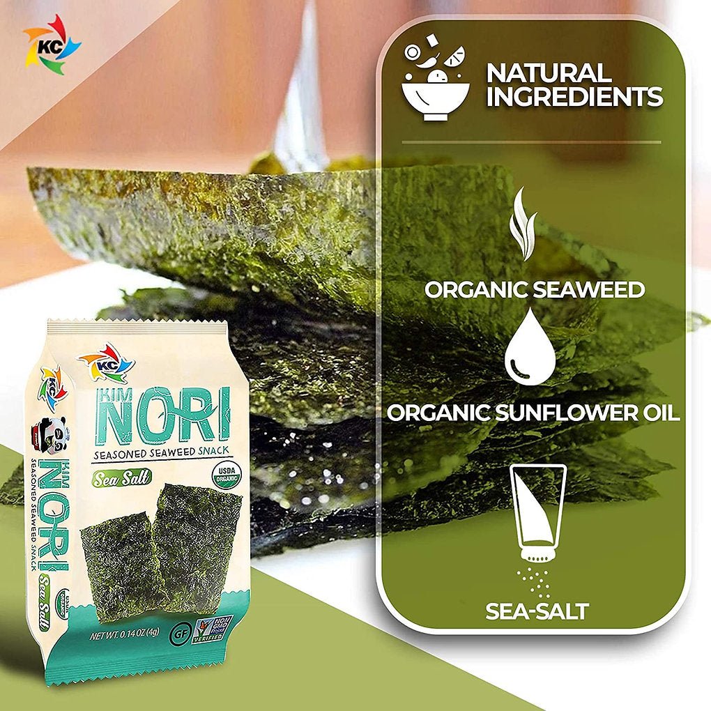 Kimnori - Organic Sea Salt Seaweed Snack - Nordic Catch