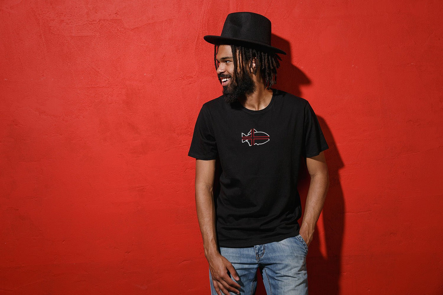 Nordic Catch Simple Logo T-Shirt (Premium Heavy) - Nordic Catch