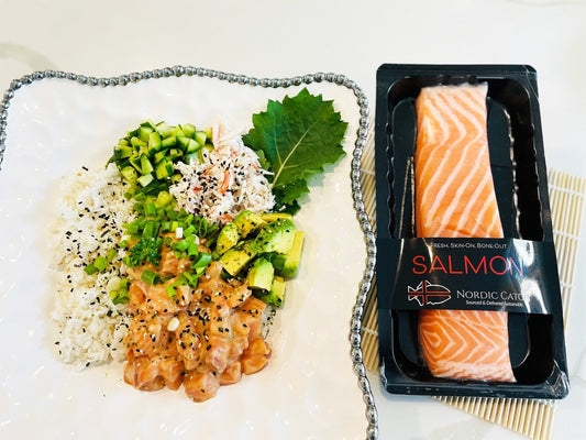 Salmon Poke Bowl - Nordic Catch