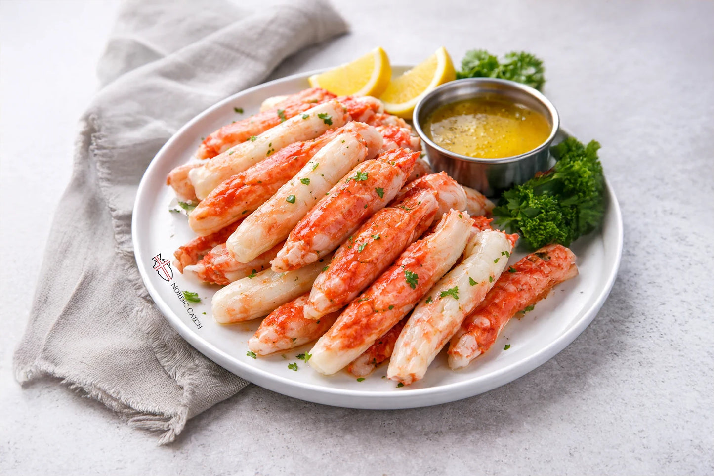 Wild Arctic Snow Crab Leg Merus Meat - No Shell
