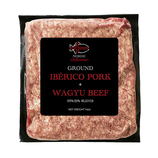 Ibérico Pork Ground + Wagyu Blend