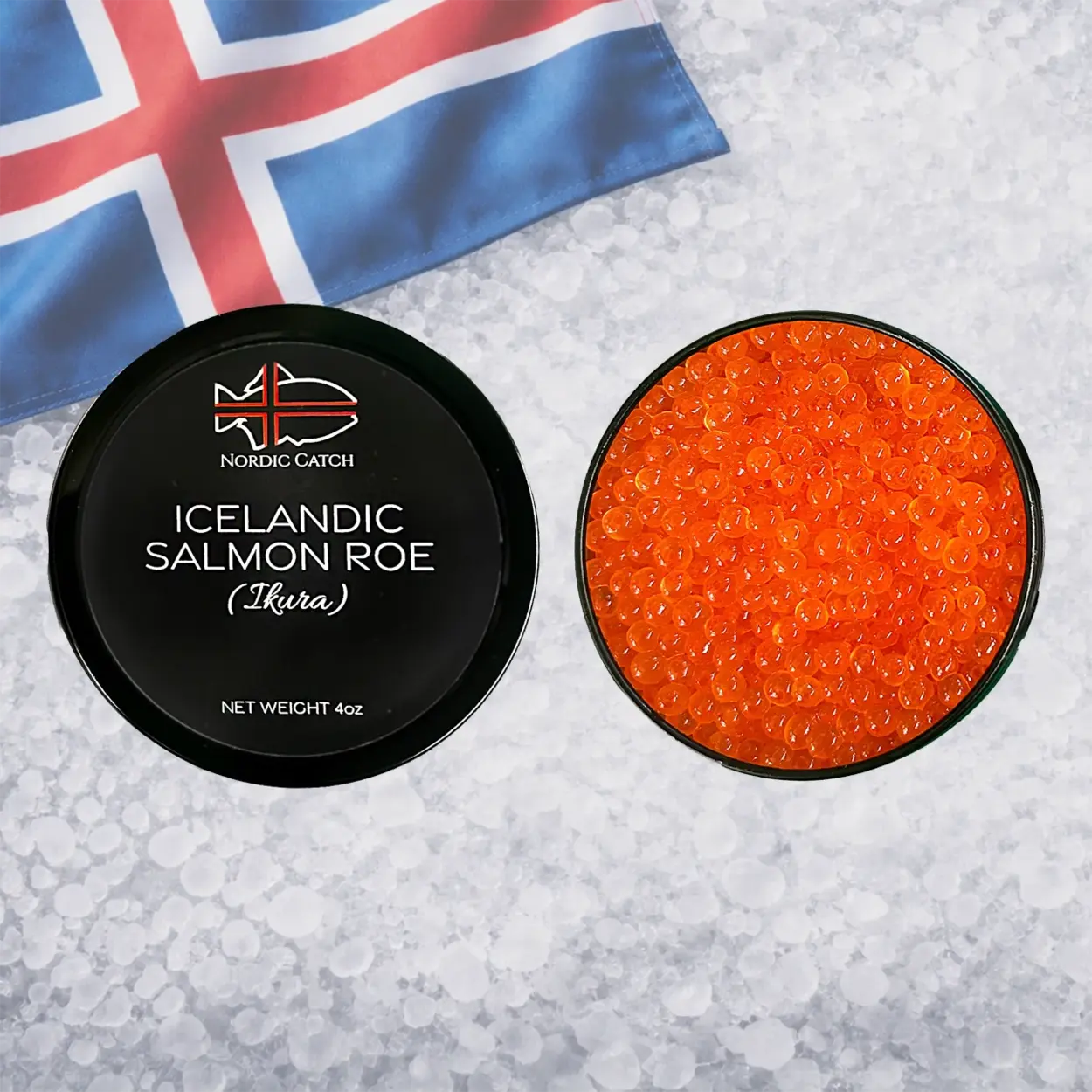 Salmon Rote Icelandic Salmon Roe (Ikura) - Salmon Caviar Delivered – Nordic Catch