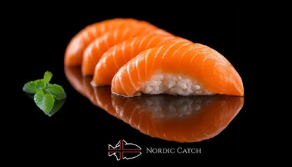 Sushi-Grade Salmon, Icelandic Skin On (Bulk Case)