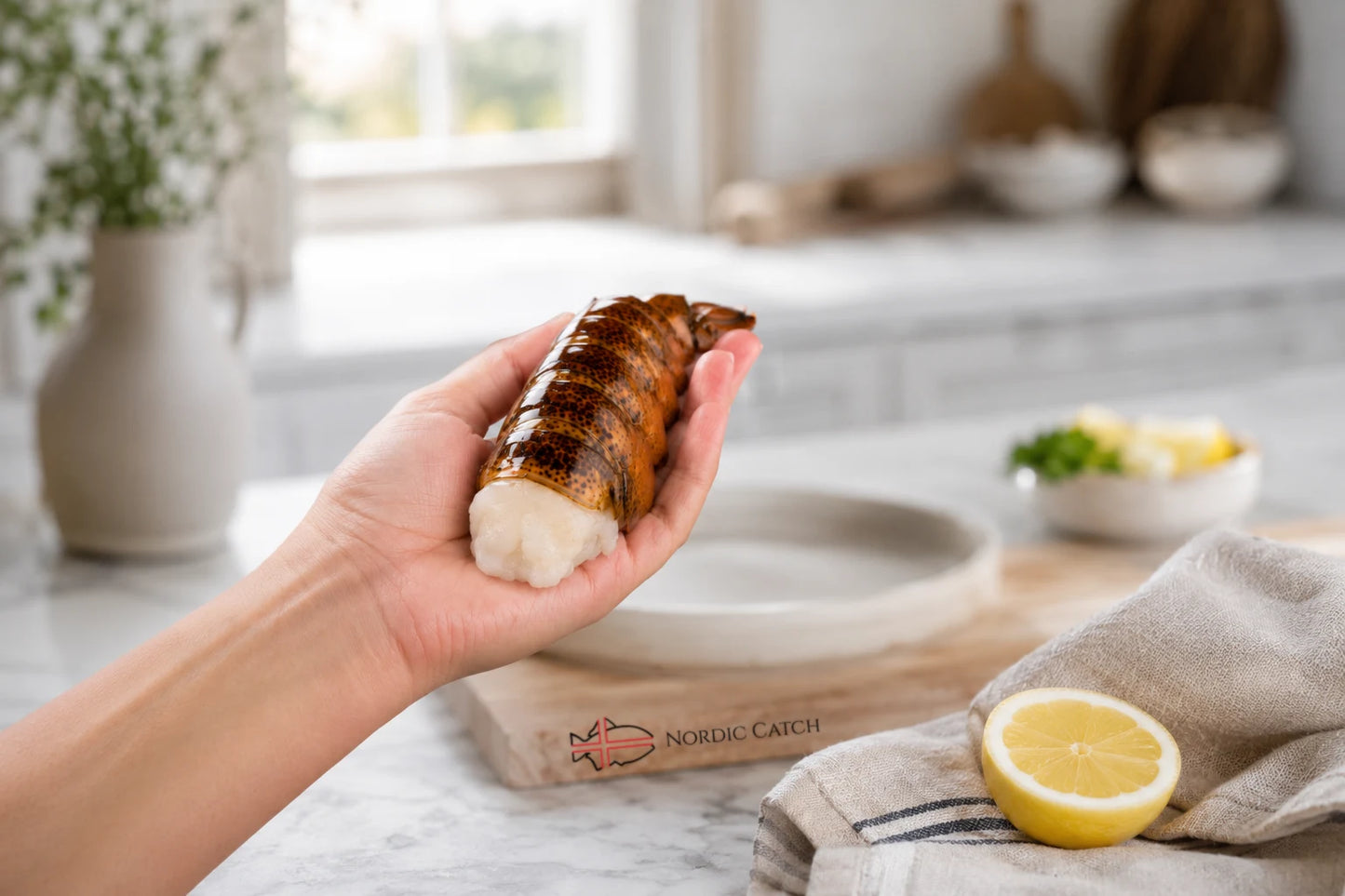 Wild, Cold Water Atlantic Lobster Tails (2 tails)