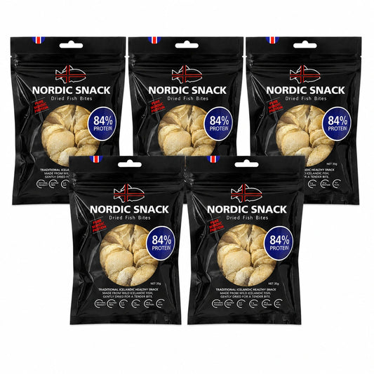 Nordic Snack Dried Fish Bites Bulk Pack