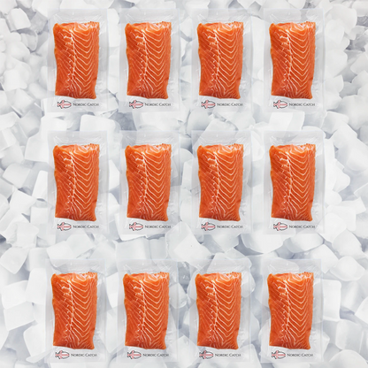 Norwegian Ocean Trout, Skin On Sushi Grade (Bulk Case)