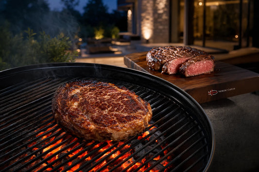 Natural Black Angus Prime Grass Fed Ribeye, Vacuum Pack (16oz)