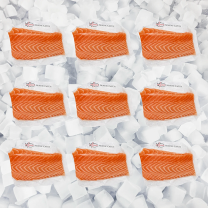Salmon Loin, Skinless Sashimi Ready (Bulk Case)