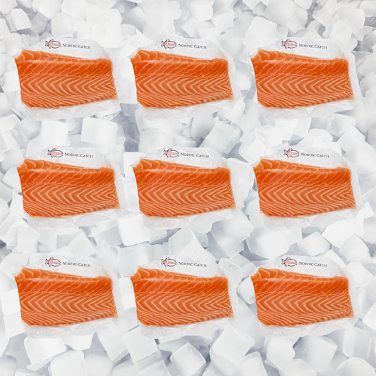 Salmon Loin, Skinless Sashimi Ready (Bulk Case)