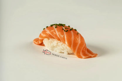 Sushi-Grade Salmon, Icelandic Skin On (Bulk Case)