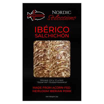 Sliced Ibérico Salchichon (2oz portion)
