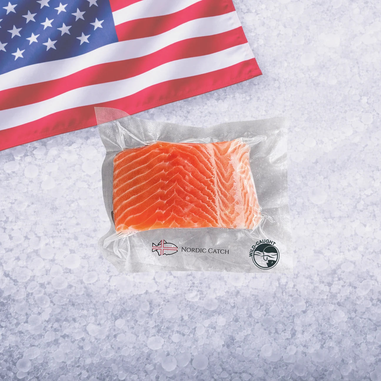 Wild Alaskan Troll-Caught King Salmon (Feeder Chinook) (5.5oz portion)