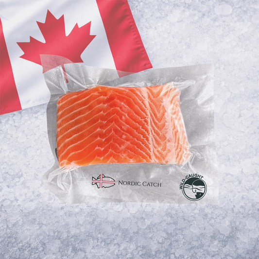 Wild Caught Salmon, Columbia River King, Skin On (5.5oz portion)