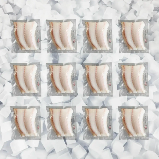 Wild Icelandic Wolffish Portions, Skinless (Bulk Case)
