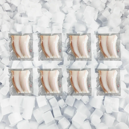 Wild Icelandic Wolffish Portions, Skinless (Bulk Case)