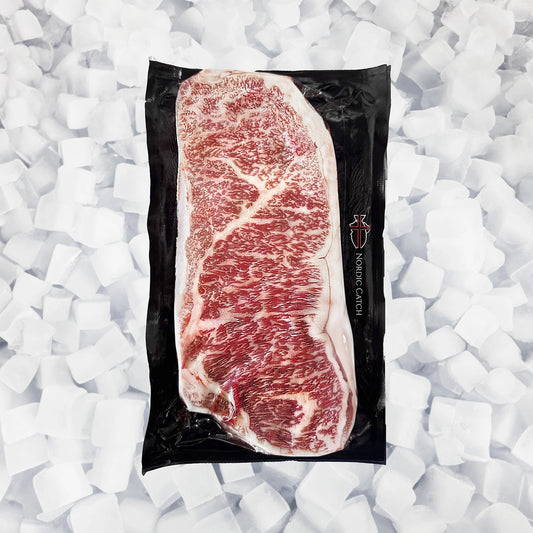 A5 Japanese Wagyu New York Strip, Vacuum Pack (16oz) - Nordic Catch