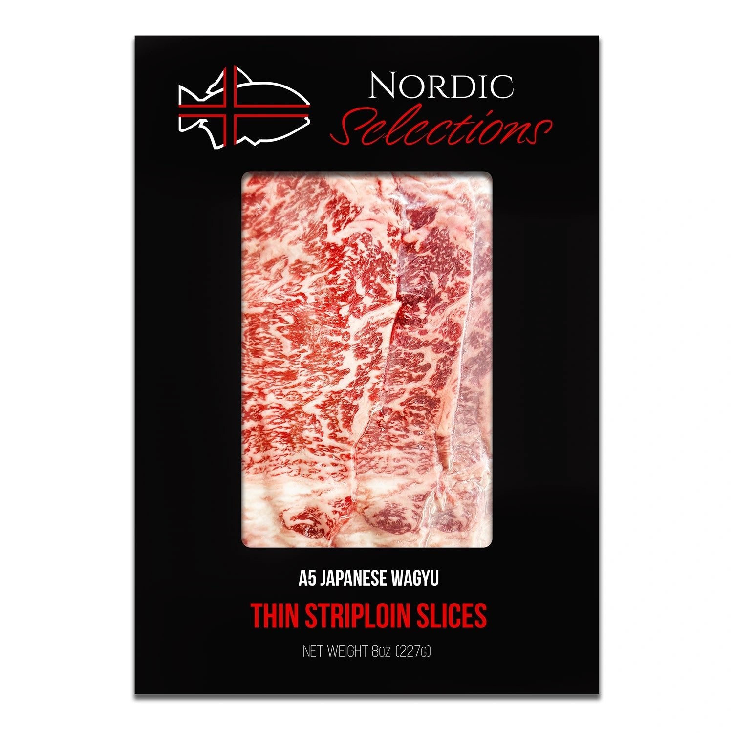 A5 Japanese Wagyu Striploin Slices (8oz portion) - Nordic Catch