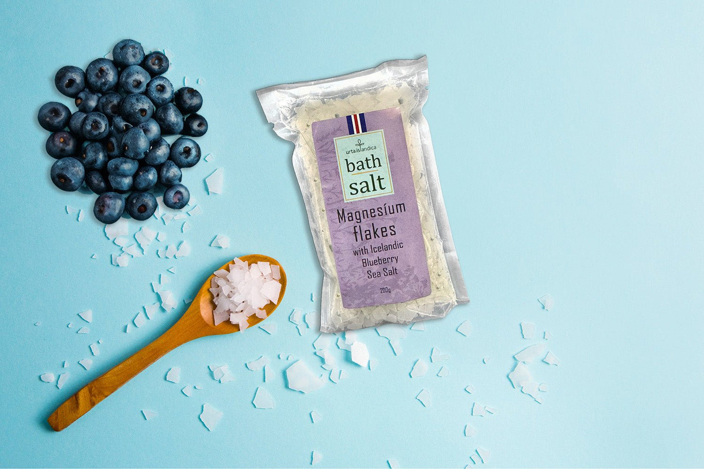 All Natural Magnesium Bath Salt w/ Icelandic Blueberry Sea Salt - Nordic Catch