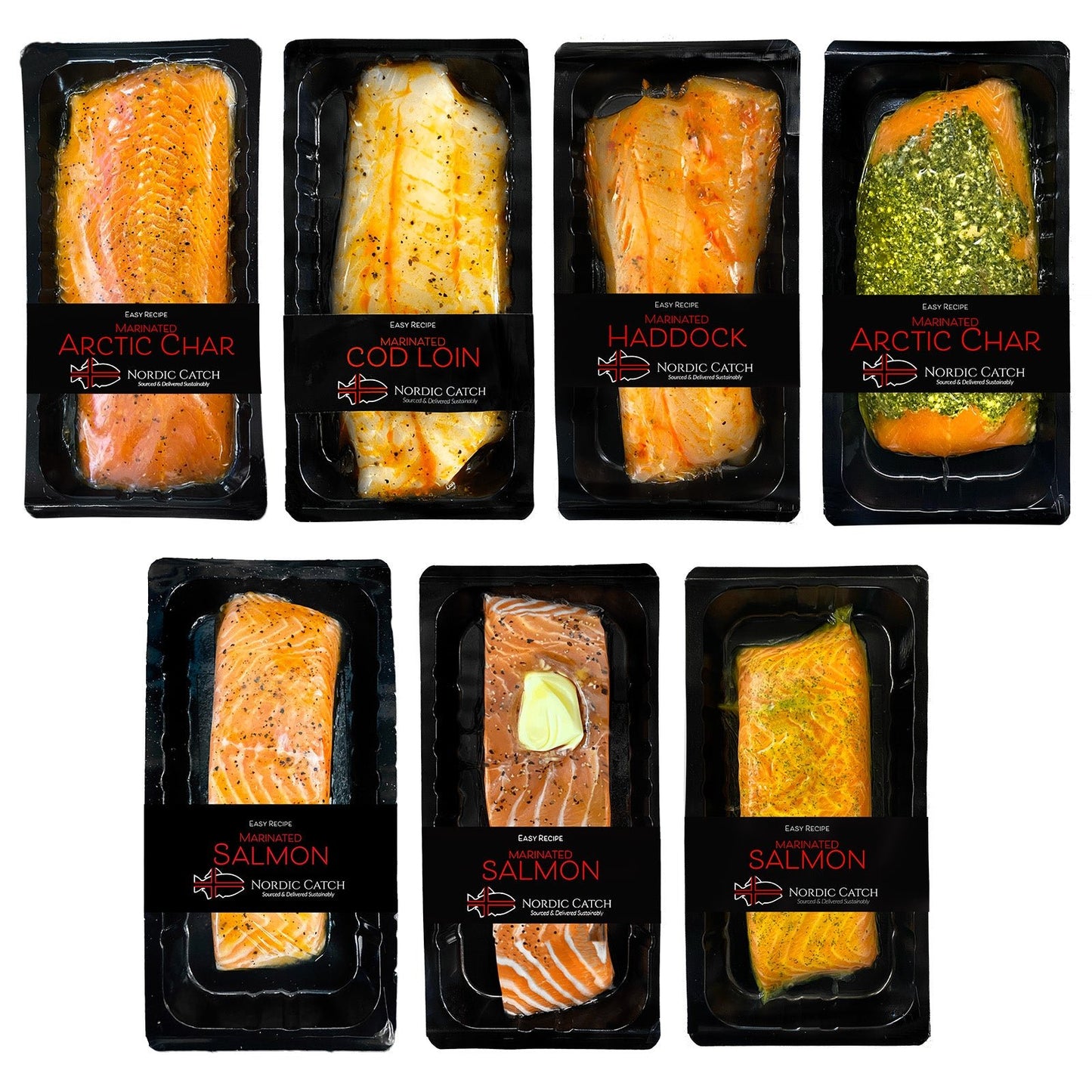 An Easy Week - Marinated Sushi Grade Fish Bundle - Nordic Catch