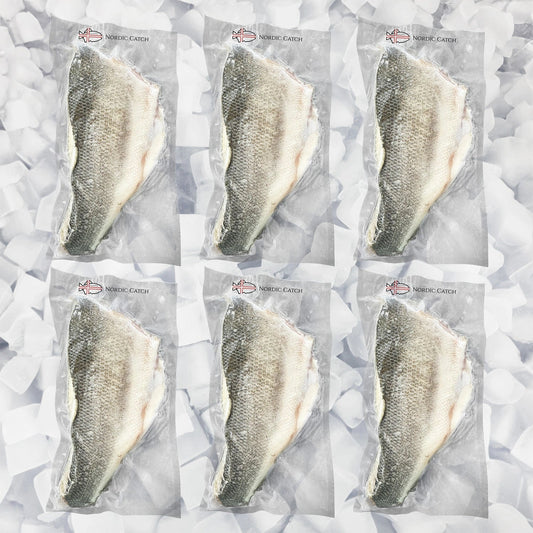 Branzino Fillet 2 x Portions, Skin On (Bulk Case) - Nordic Catch