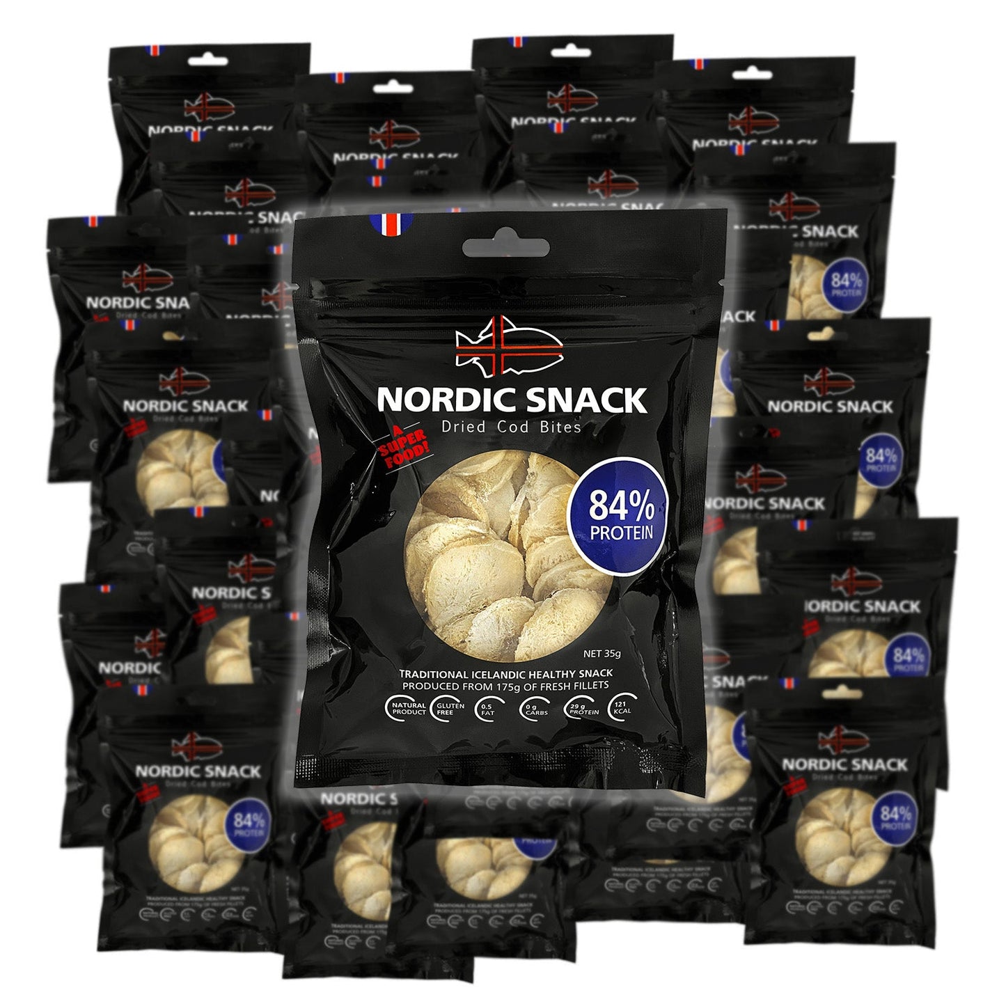 Dried Cod Bites, Hardfiskur Nordic Snack Bundle - Nordic Catch