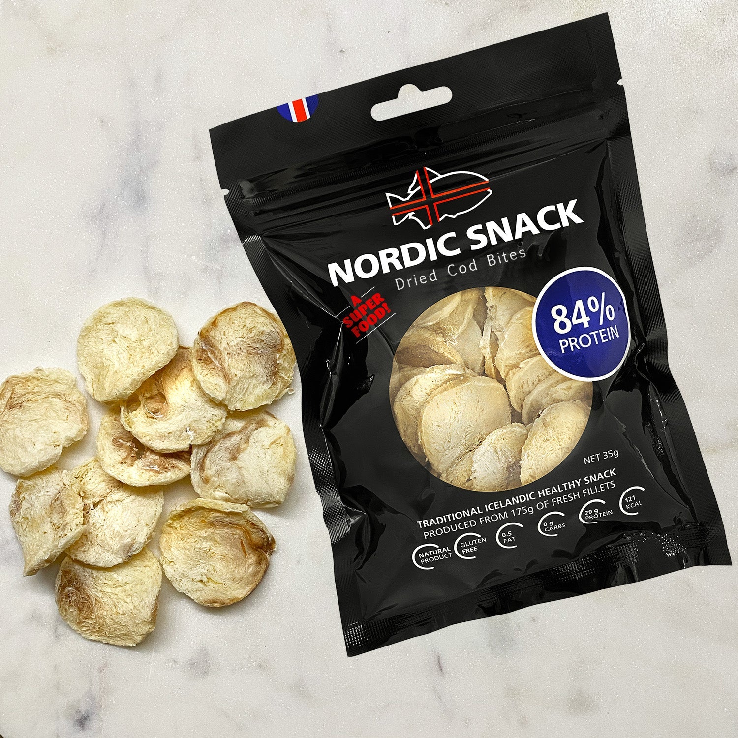 Dried Cod Bites, Hardfiskur Nordic Snack Bundle - Nordic Catch