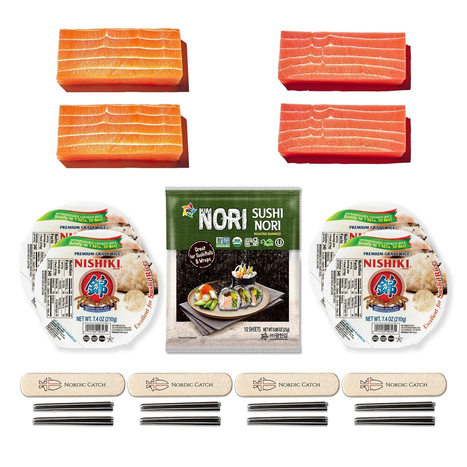 Family Sushi Night Kit - Sashimi Grade Fish Bundle - Nordic Catch