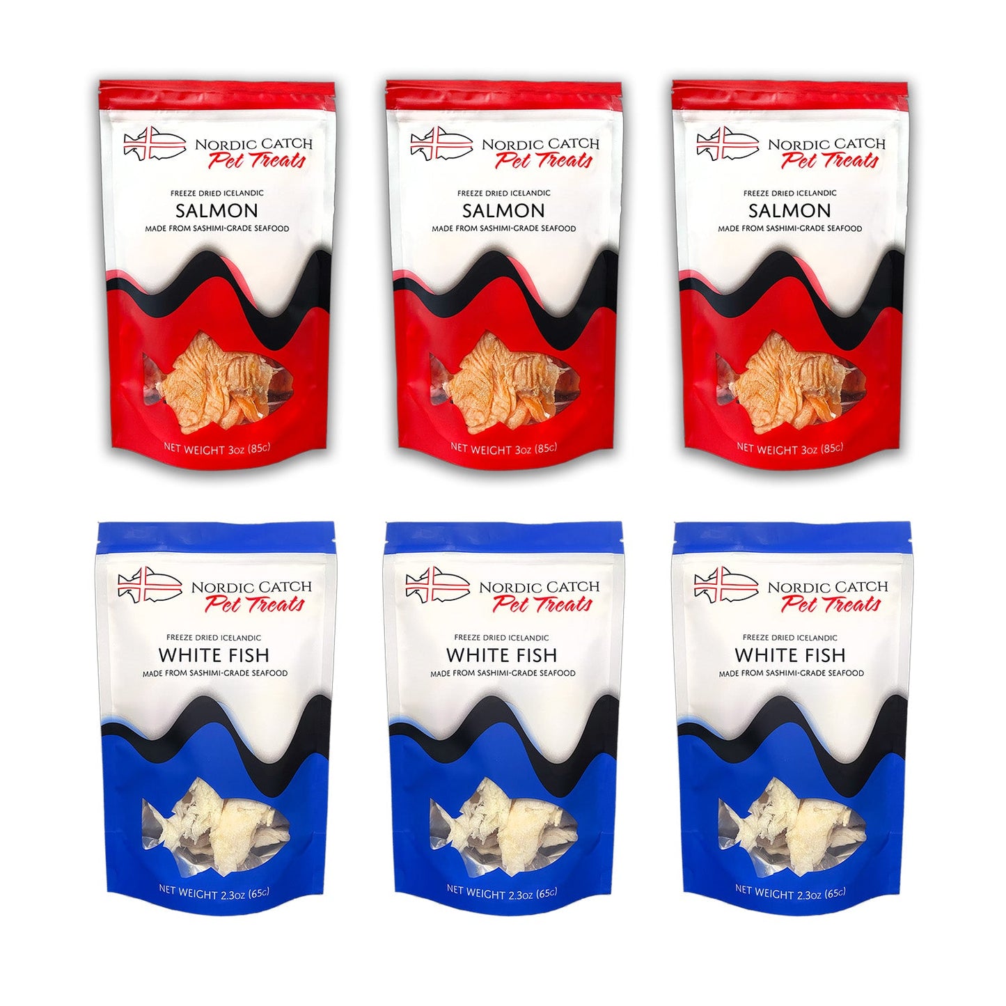 Freeze Dried Icelandic Pet Treats Bundle - Nordic Catch