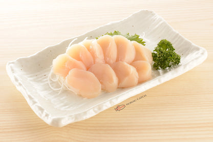 Hokkaido Scallops, Dry Large 21 - 25 Size (2.2LB Bulk Case) - Nordic Catch