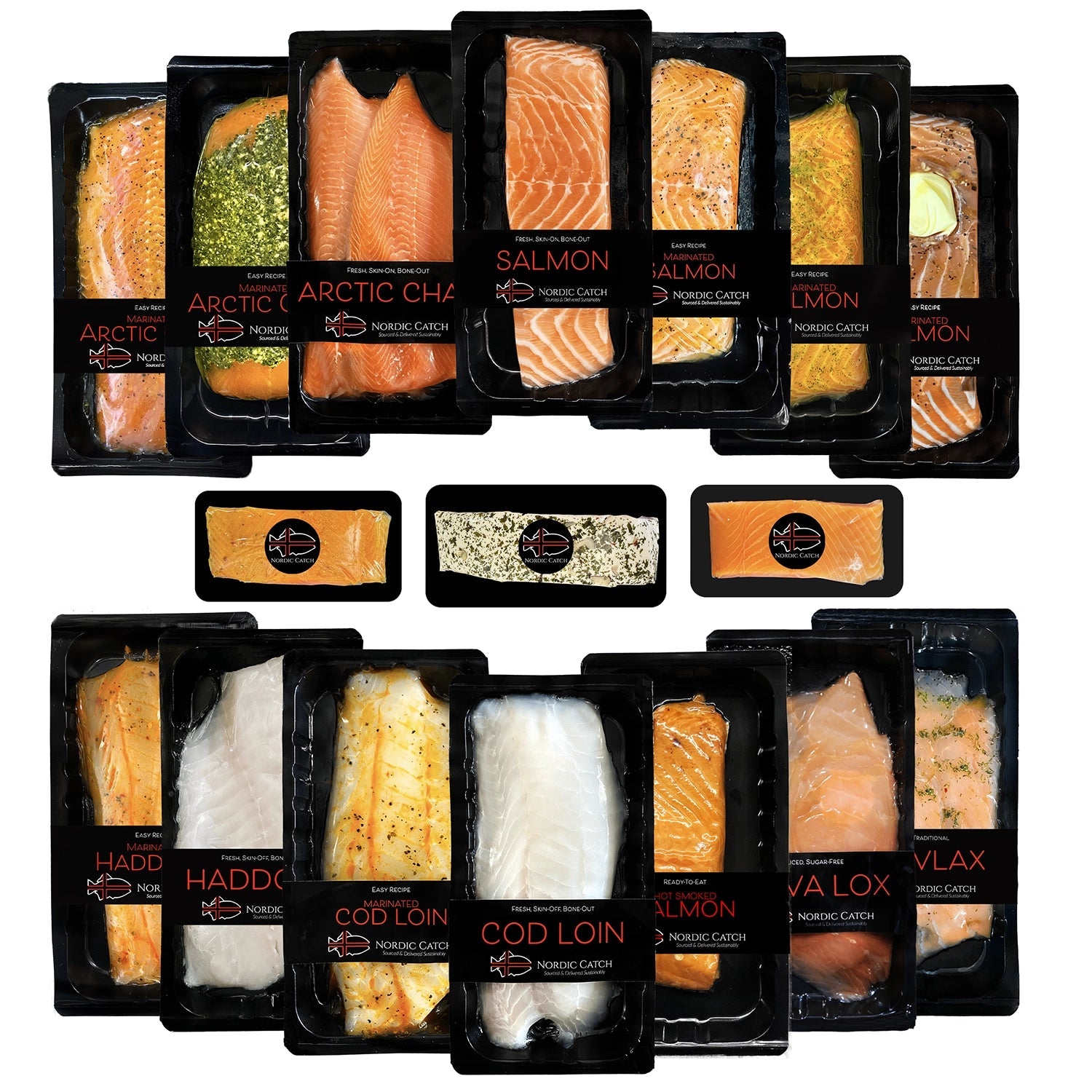 Iceland's Best Seafood - Never Frozen, Fresh Fish Bundle - Nordic Catch