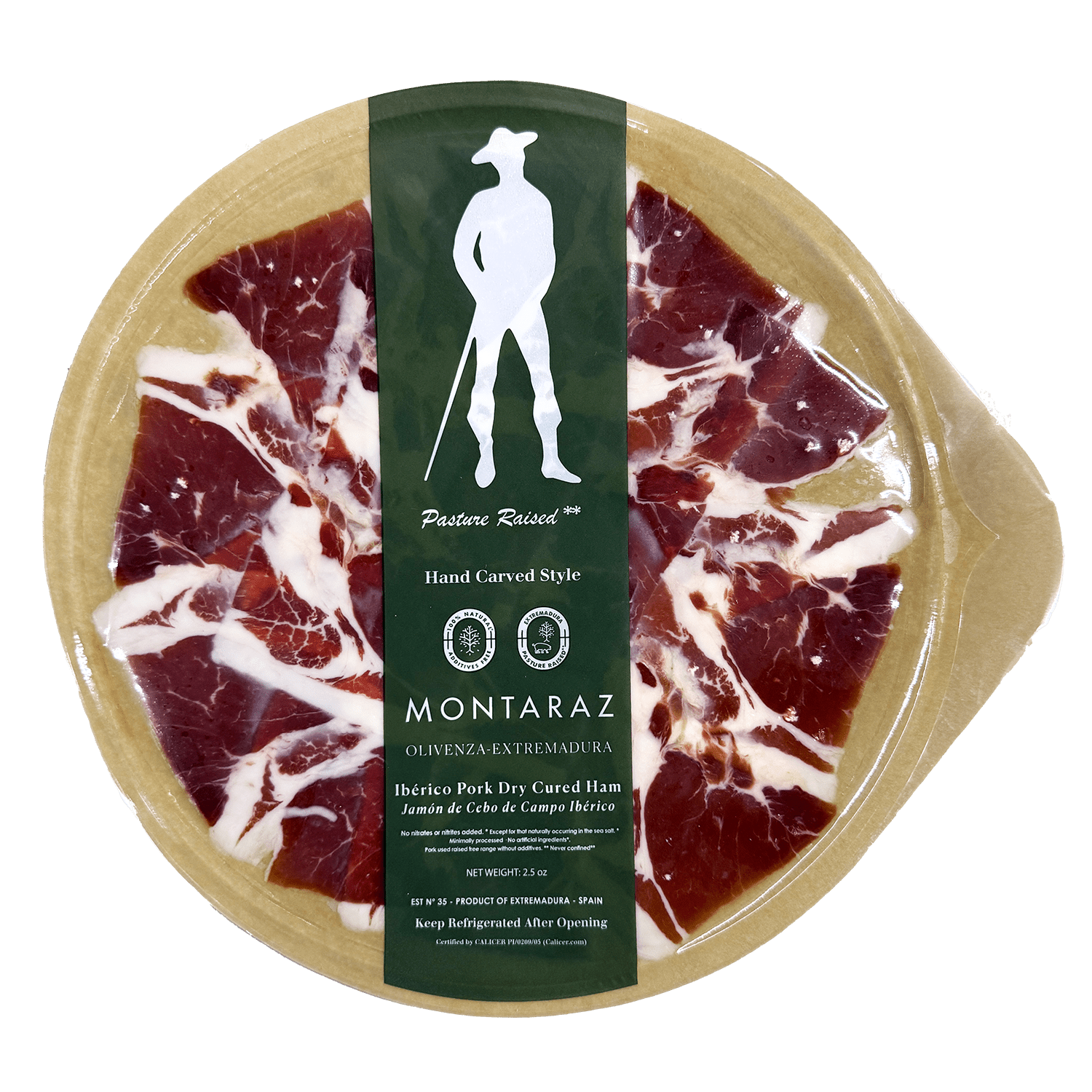 Jamon de Cebo de Campo Iberico (2.5oz Hand Carved) - Nordic Catch